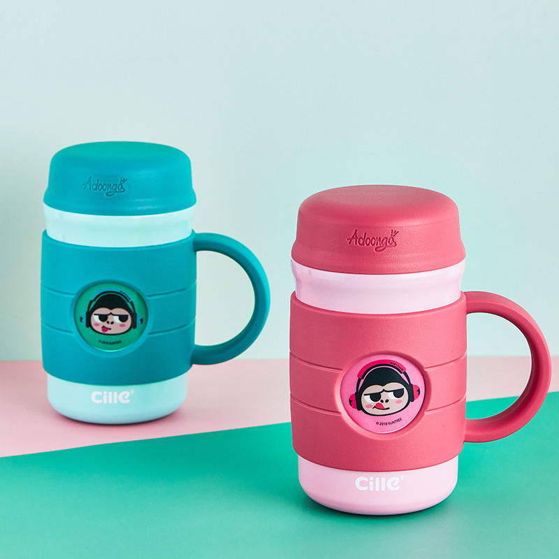 武汉市蔡甸区哇闪百货店X屁屁猩保温办公杯